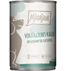 MjAMjAM Dog Ternera con Calabacín al Vapor 400 gr. EAN 4260512871079