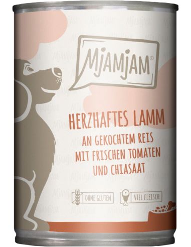 MjAMjAM Dog Cordero y Arroz con Tomate 400 gr. EAN 4260512870157