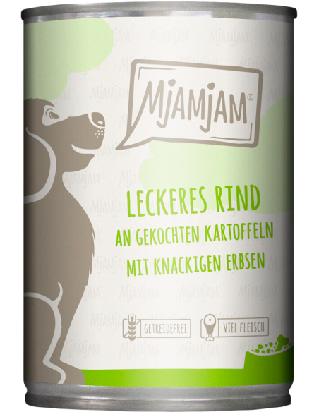 MjAMjAM Dog Ternera con Patatas y Guisantes
