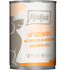 MjAMjAM Dog Pollastre i Ànec amb Pastanagues 400 gr. EAN 4260512870126