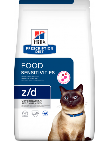 Hill`s Prescription Diet Cat z/d Food Sensitivities. EAN 052742044378 / 052742045535 / 052742047393