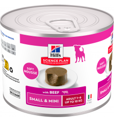Hill`s Science Plan Canine Adult Mousse Small & Mini con Vacuno 200 gr. 052742067179