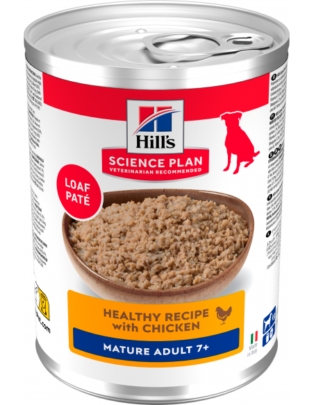 Hill's Science Plan Dog Mature Adult + 7 Paté con Pollo 370 gr