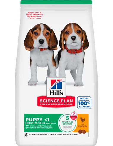 Hill`s Science Plan Dog Puppy Medium...