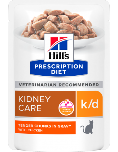 Hill`s Prescription Diet Cat k/d Kidney Care Gravy con Pollo 85 gr. EAN 052742118710
