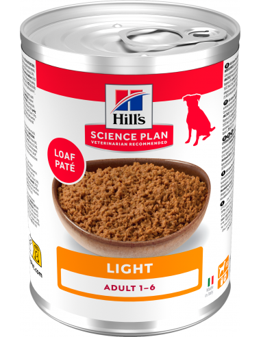 Hill`s Science Plan Dog Adult Light Paté con Pollo 370 gr. EAN 052742050867