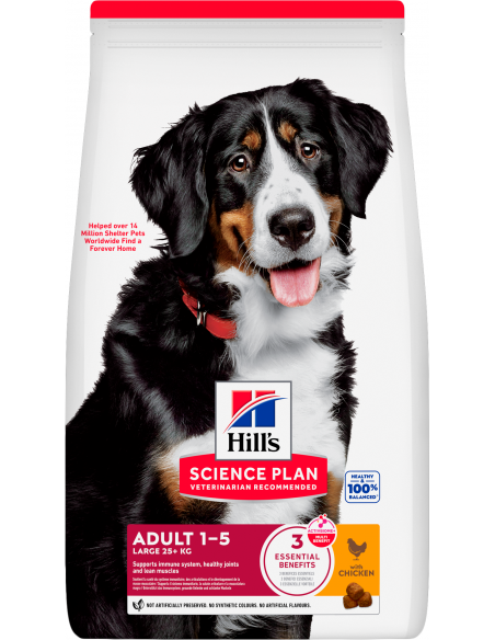 Hill`s Science Plan Dog Adult Large Pollastre