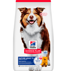 Hill`s Science Plan Dog Mature Adult +7 Medium Pollo