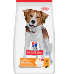 Hill`s Science Plan Dog Light Adult Medium