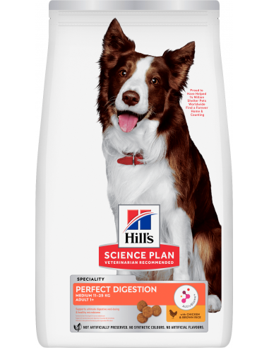 Hill`s Science Plan Dog Adult Medium Perfect Digestion