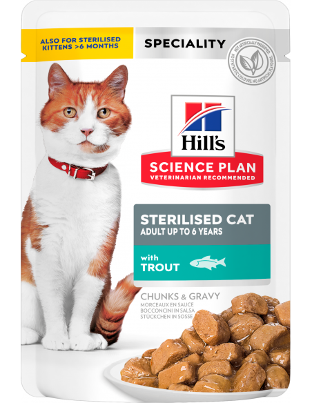 Hill`s Science Plan Cat Adult Sterilised Gravy Trucha