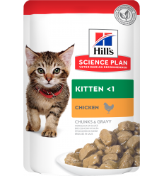 Hill`s Science Plan Cat Kitten Gravy Pollastre 85 gr