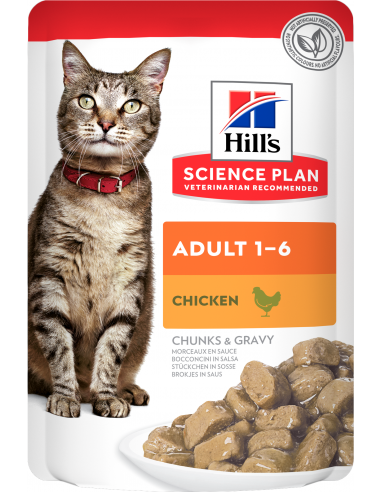Hill`s Science Plan Cat Adult Gravy Pollastre 85 gr. EAN 052742210407