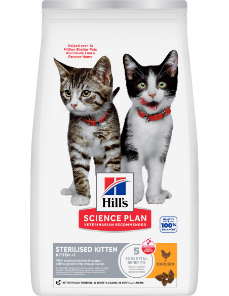 Hill`s Science Plan Cat Kitten Sterilised Pollastre