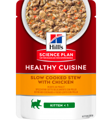 Hill`s Science Plan Cat Kitten Healthy Cuisine Estofado Pollo 80 gr