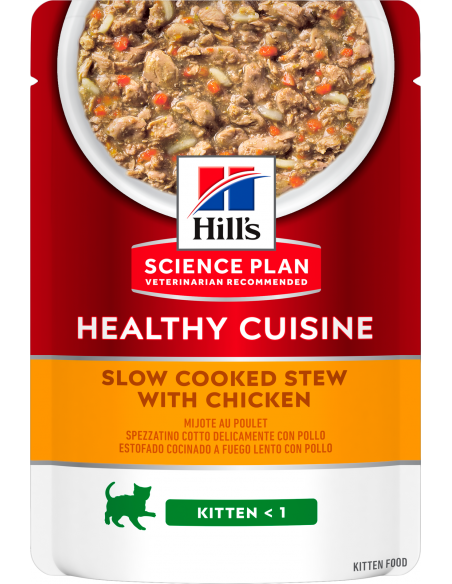 Hill`s Science Plan Cat Kitten Healthy Cuisine Estofado Pollo 80 gr