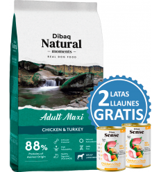 Dibaq Natural Moments Adult Maxi Pollo y Pavo. EAN 8424160024966
