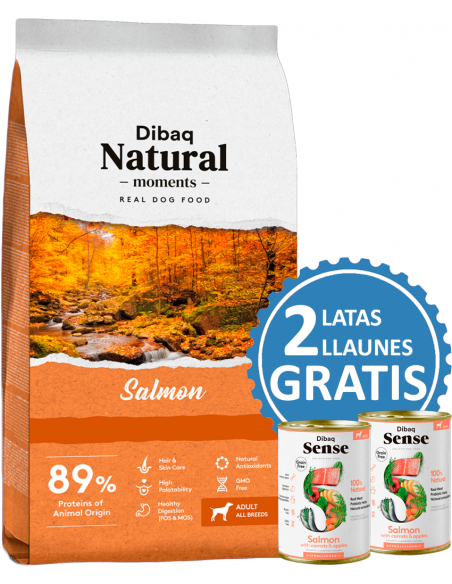 Dibaq Natural Moments Adult Salmón. EAN 8424160025000