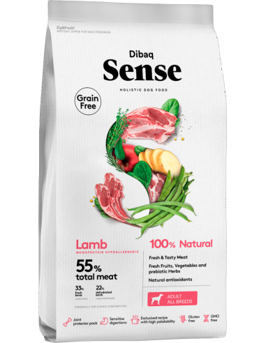 Dibaq Sense Adult Grain Free Xai. EAN 8424160024386 / 8424160024393