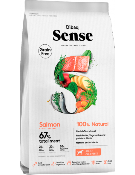 Dibaq Sense Adult Grain Free Salmó. EAN 8424160024409 / 8424160024416