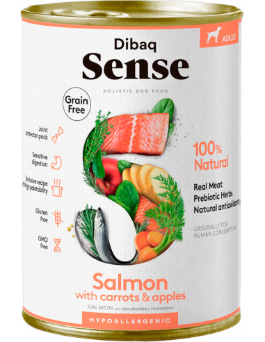 Dibaq Sense Adult Grain Free Salmó Paté 380 gr. EAN 8424160024454