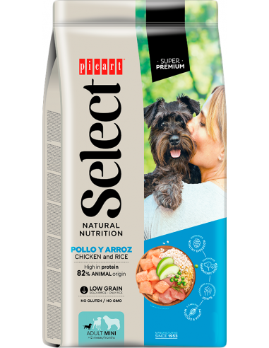 Picart Select Dog Adult Mini Pollastre i Arròs