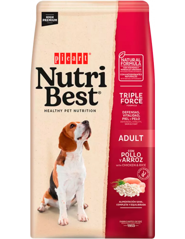 Picart Nutribest Dog Adult Pollastre...
