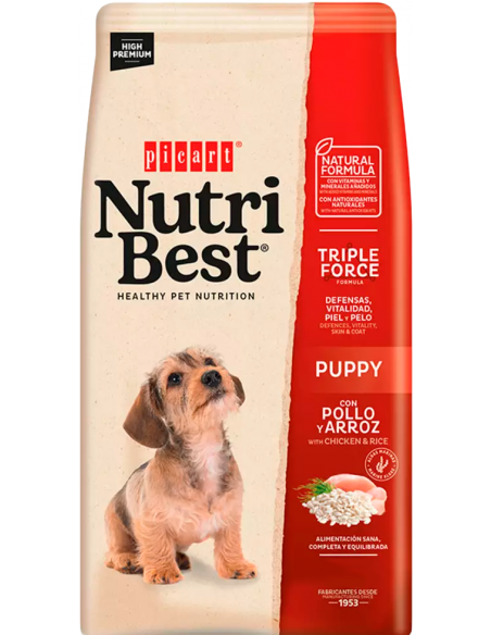 Picart Nutribest Dog Puppy Pollastre i Arròs