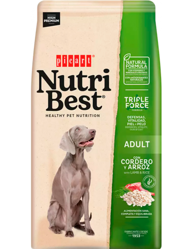 Picart Nutribest Dog Adult Xai i Arròs