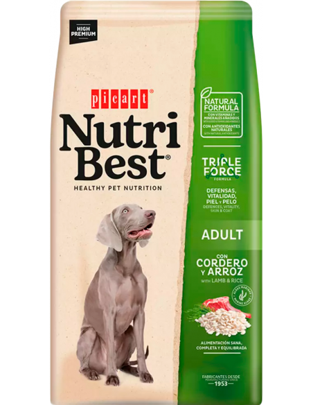 Picart Nutribest Dog Adult Cordero y Arroz