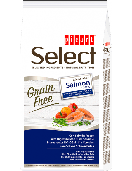 Picart Select Dog Adult Grain Free Salmó