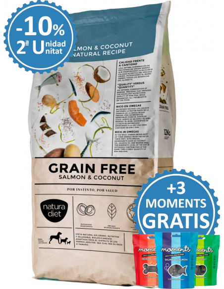 Dingo Natura Diet Adult Grain Free Salmón y Coco