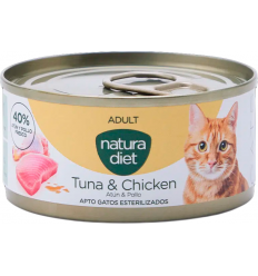 Dingo Natura Diet Cat Adult Esterilizado Tonyina i Pollastre 85 gr