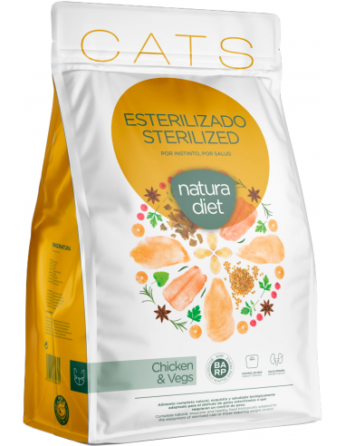 Dingo Natura Diet Cat Adult Esterilizado Pollo