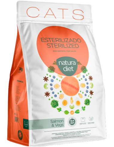 Dingo Natura Diet Cat Adult Esterilizado Salmón