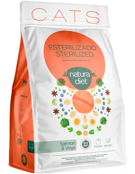 Dingo Natura Diet Cat Adult Esterilizado Salmón