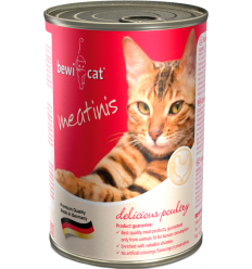 Bewi Cat Meatinis Adult Rico en Aves 4002633746214