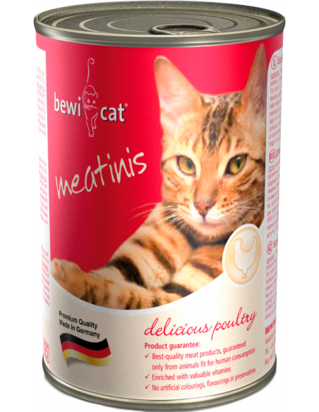 Bewi Cat Meatinis Adult Ric en Aus 4002633746214