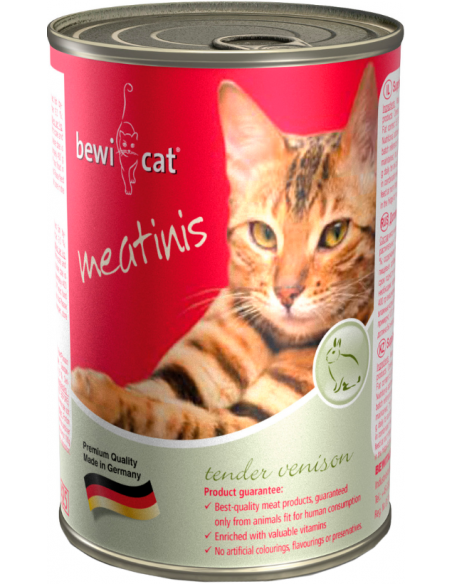 Bewi Cat Meatinis Adult Ric en Cérvol EAN 4002633746221