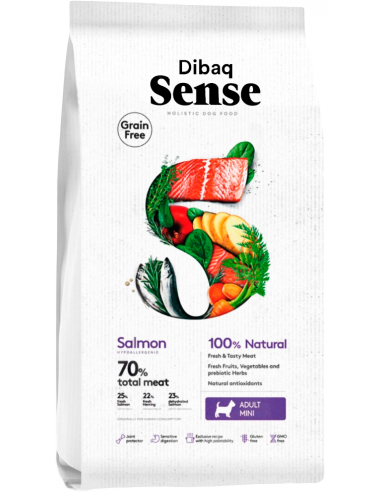 Dibaq Sense Adult Mini Grain Free Salmón. EAN 8424160026236