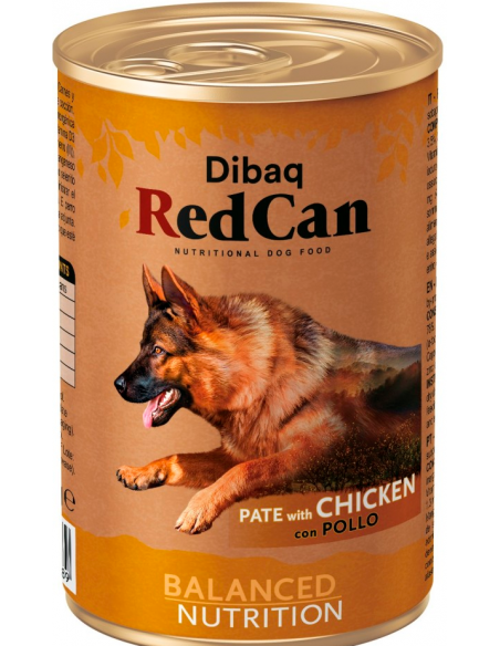 Dibaq Red Can Adult Pollastre Paté 1200 gr. EAN 8424160026625