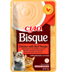 Ciao Cat Bisque Pollastre amb Vedella 40 gr. EAN 4262365738547