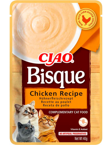 Ciao Cat Bisque Pollastre 40 gr. EAN 4262365738530