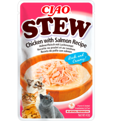 Ciao Cat Stew Estofat Pollastre amb Salmó 40 gr. EAN 4262365738431