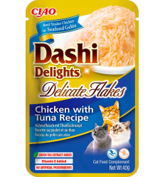 Ciao Cat Dashi Delights Delicate Flakes Pollastre amb Tonyina 40 gr. EAN 4262365731043
