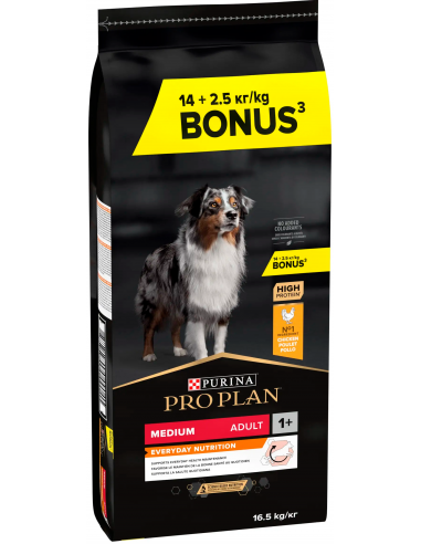 Purina Pro Plan Dog Medium Adult 7613035119000