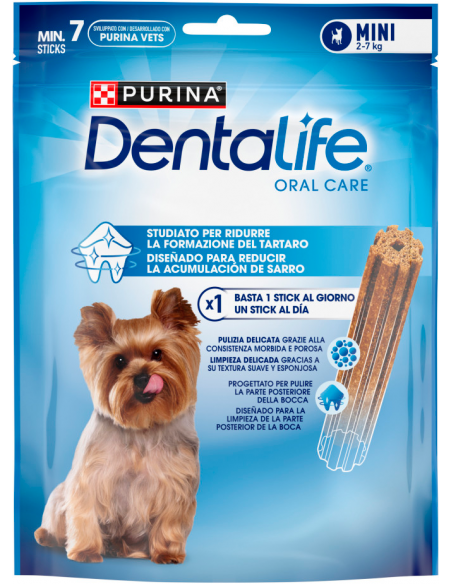 Purina Dentalife Dog Adult Mini Sticks. EAN 7613036343114 / 7613036342230