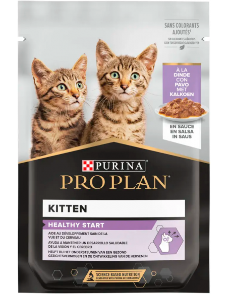 Purina Pro Plan Cat Kitten Pavo en Salsa 85 gr. 7613034587725