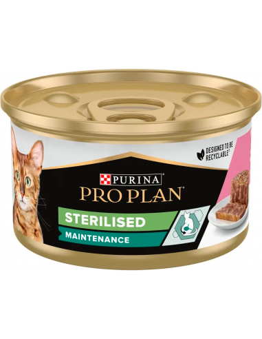 Purina Pro Plan Cat Adult Sterilised Maintenance Terrina amb Tonyina i Salmó. 8445290529541 / 8445290856715