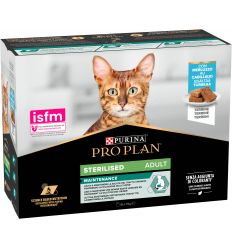 Purina Pro Plan Cat Adult Sterilised Multipack Terrina con Bacalao 10 x 75 gr. 8445290179029
